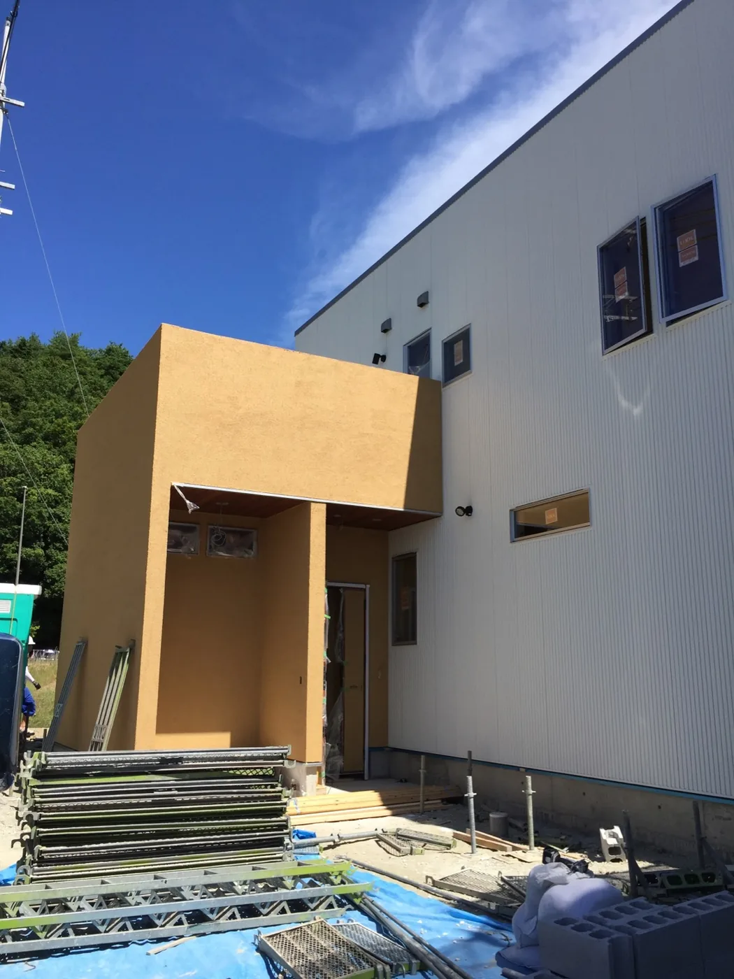 庭側から見た床面と段差の関係