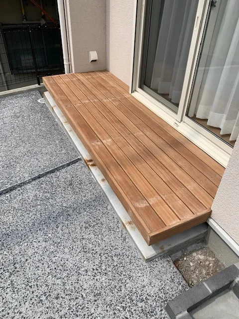 斜めから見る二段のウリンステップ